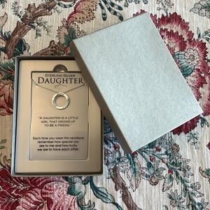 Sterling Silver Daughter Necklace
